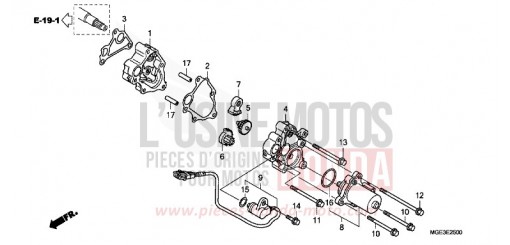 DEMULTIPLICATEUR VFR1200FDA de 2010